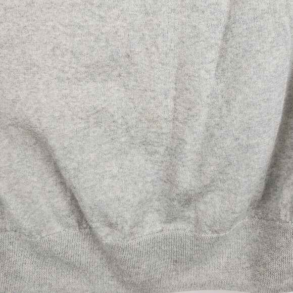 J. Crew 100% Merino Wool Gray Ruffled Tippi Turtleneck Sweater sz S Flawed - Picture 10 of 10